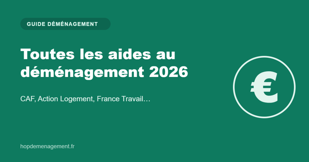 Aides au déménagement 2026 — guide