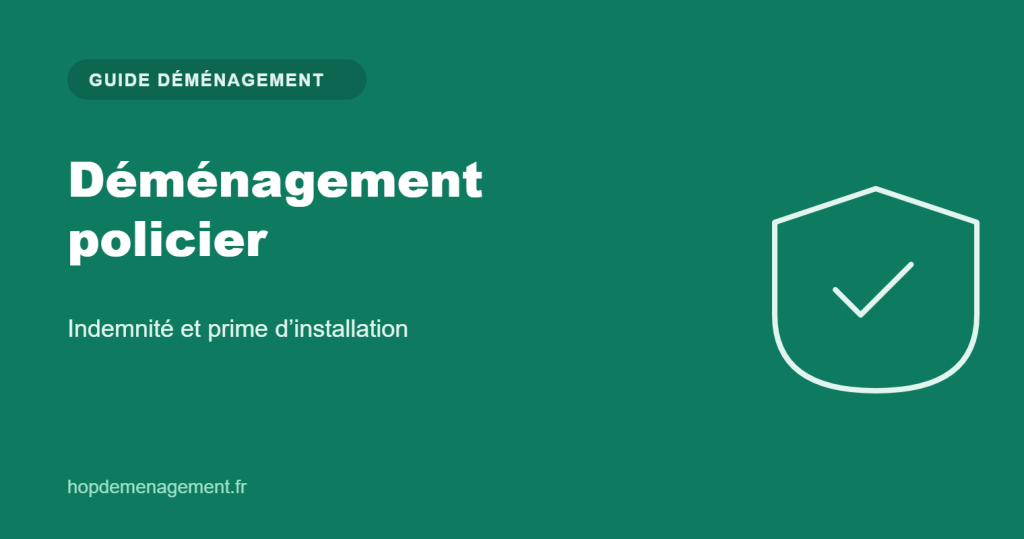 Déménagement policier — guide