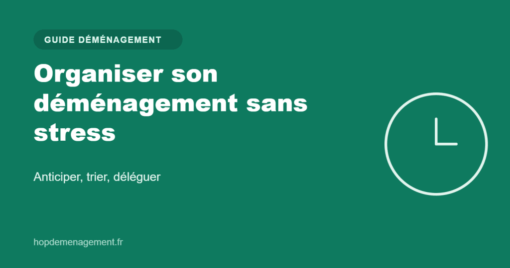 Organiser son déménagement sans stress — guide