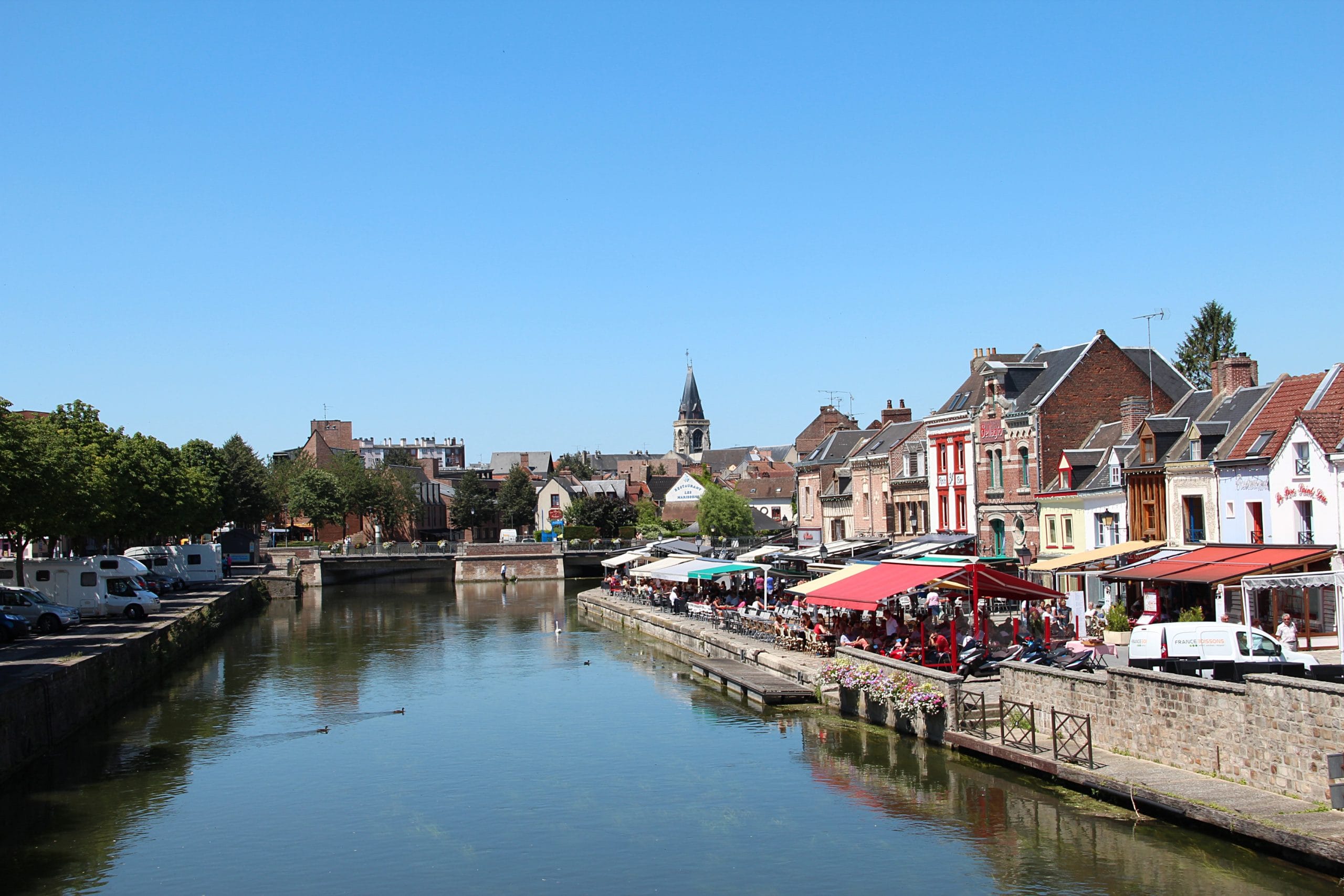 Déménagement Amiens - quartier Saint-Leu, quai Belu