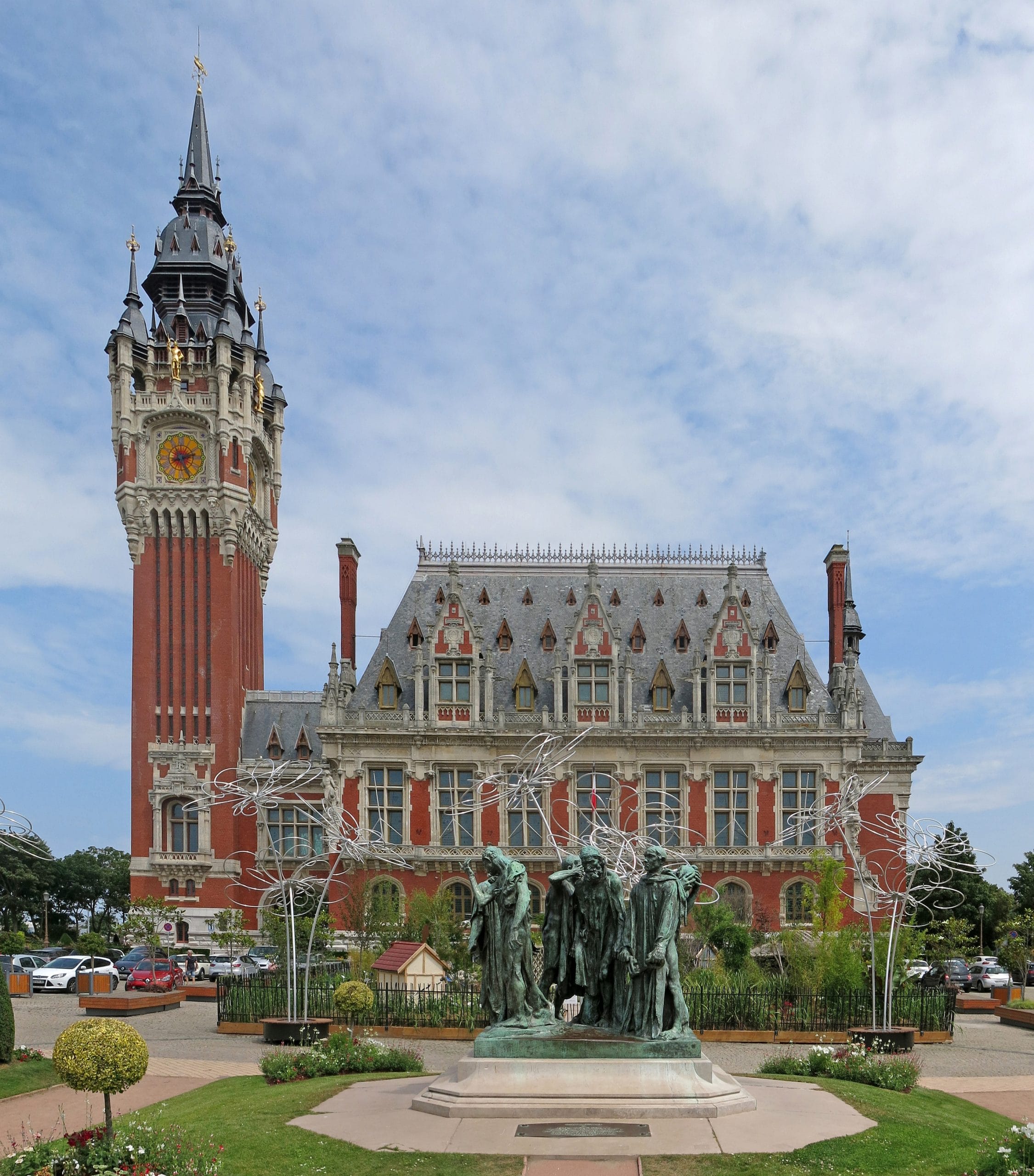 Déménagement Calais - statue Les Bourgeois de Calais